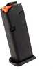 Link to Factory Glock® magazine for the newest slimline firearms in their lineup. All of the classic Glock reliability in the new G43X®/G48® format. Similar to Gen 5 magazines the G43X/G48 magazine features ambidextrous cuts and a high visibility orange follower. Durable polymer construction with a steel insert. The rear of the magazine also includes the standard witness holes. Available in a flush fit 10 round capacity.